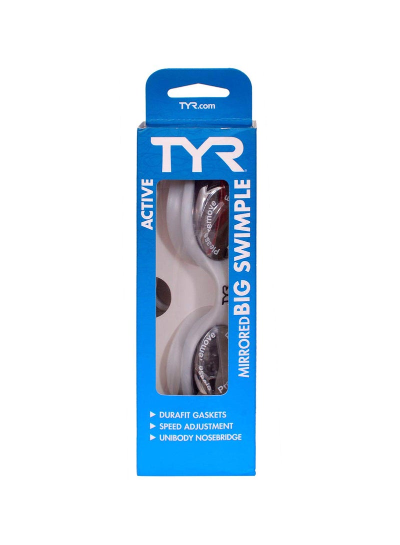 TYR Big Swimple Mirrored Swim Goggles For Kids (Multicolour) - Image 4