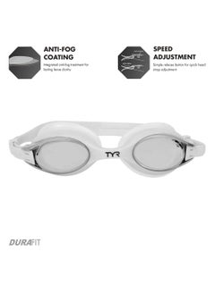 TYR Big Swimple Mirrored Swim Goggles For Kids (Multicolour)  - Image 2