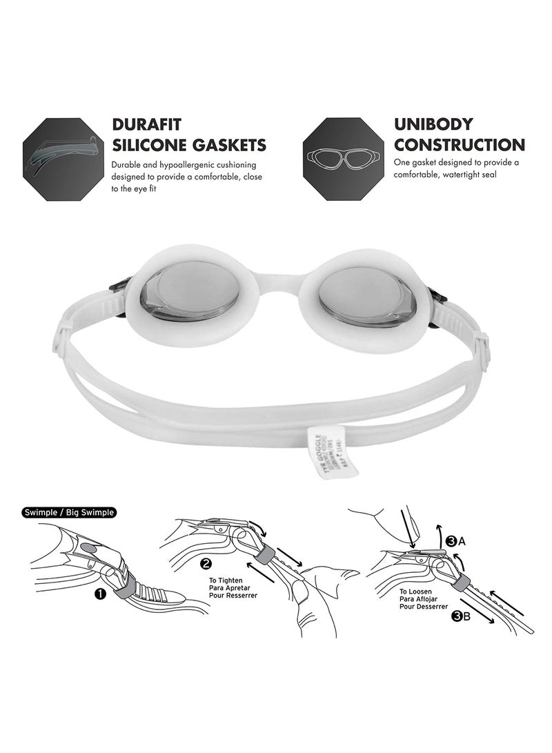 TYR Big Swimple Mirrored Swim Goggles For Kids (Multicolour) - Image 3