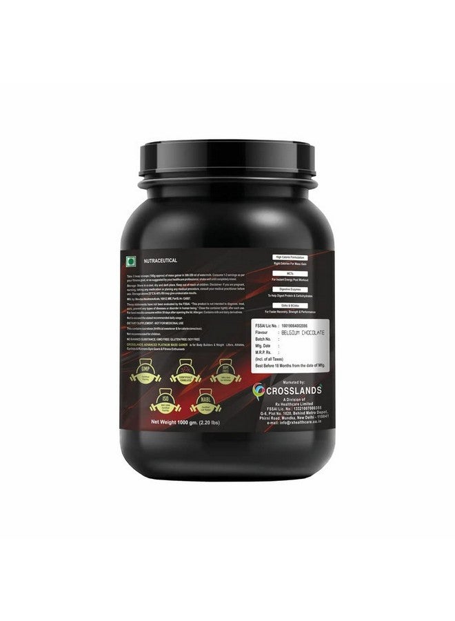 Crosslands Advanced Platinum Mass Gainer (1Kg) With Free Running Shoes Size 10 New - Image 3
