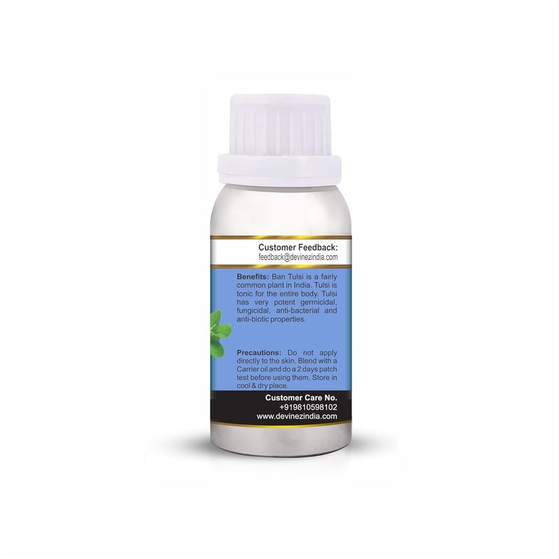 Devinez Ban Tulsi ColdPressed Oil 100ml 100 Pure Natural Undiluted for Skin Hair care Slows Down Aging prevents Acne prevents Hair Loss Dandruff care Natural Remedies - Image 4