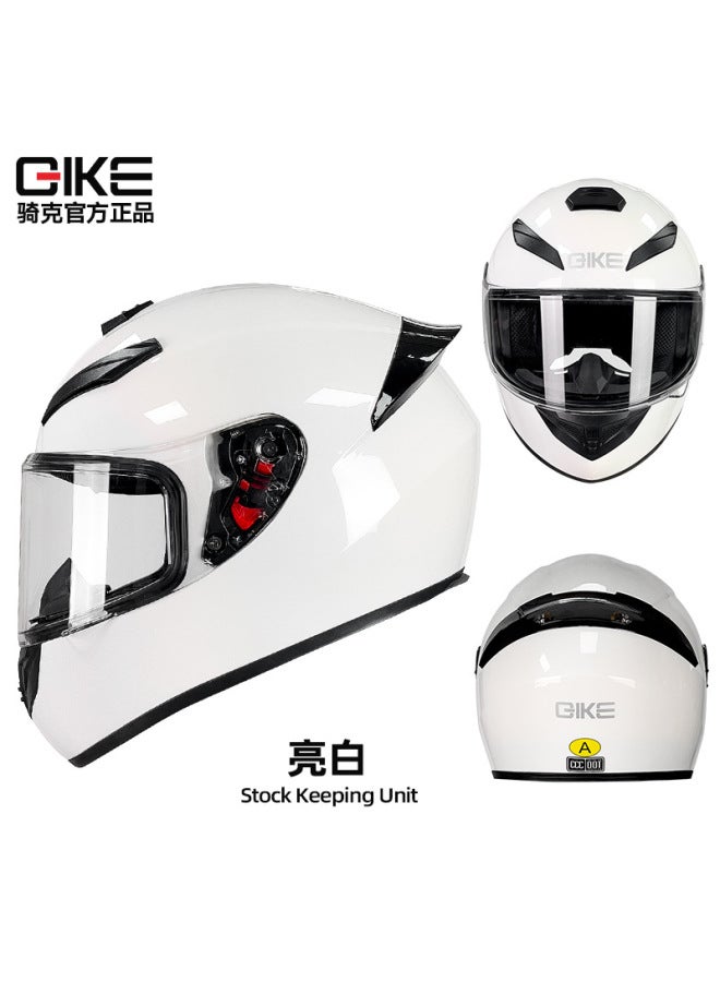Ride G Motorcycle Helmet Men's And Women's Winter Personality Electric Car Safety Helmet Four Seasons Knight Bluetooth Motorcycle Full Helmet