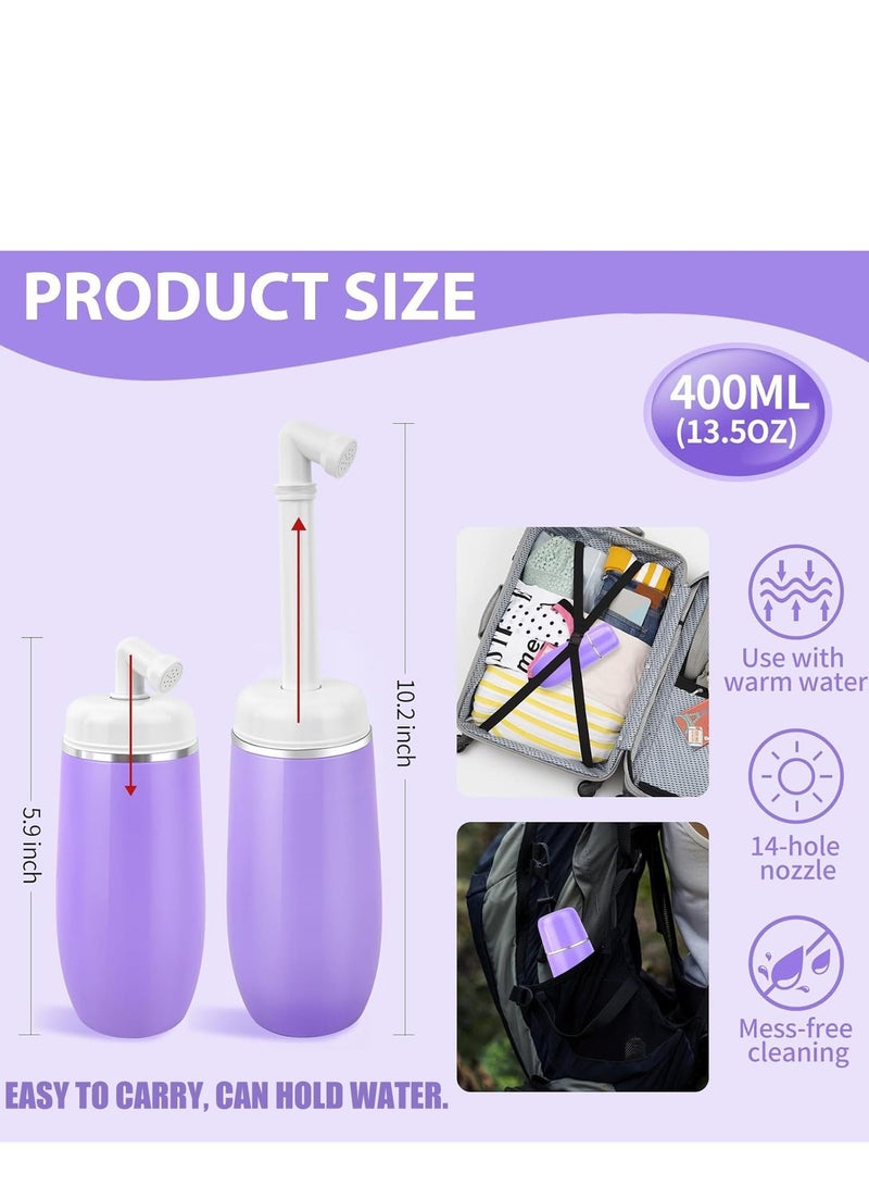 Vicalo Portable Travel Bidet with Extended Nozzles for Toilet Handheld Postpartum Perineal Cleansing Childbirth Cleaner for Outdoor Camping Travling,Personal Hygiene - Image 2