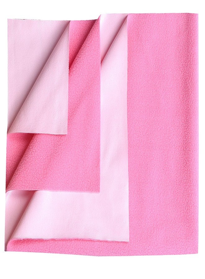 Moms Easy MOMSEASY® New Born Baby Boy & Girl Nursery Bedding Sheet, Bed Protector Waterproof for Baby & Kids Mat Waterproof Pink (Medium, 100x70 cm) - Image 1