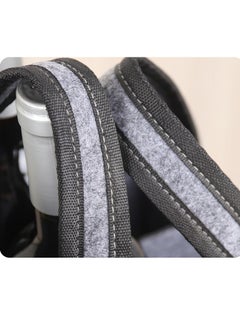SYOSI Felt Wine Tote Bag for 6 Bottles Portable Bottle Wine Carrier with Divider Reusable Wine Storage Bag Felt Bags Wine Bottle Holder Bag for Picnic Camping Travel Party 24x15x15cm  - Image 5
