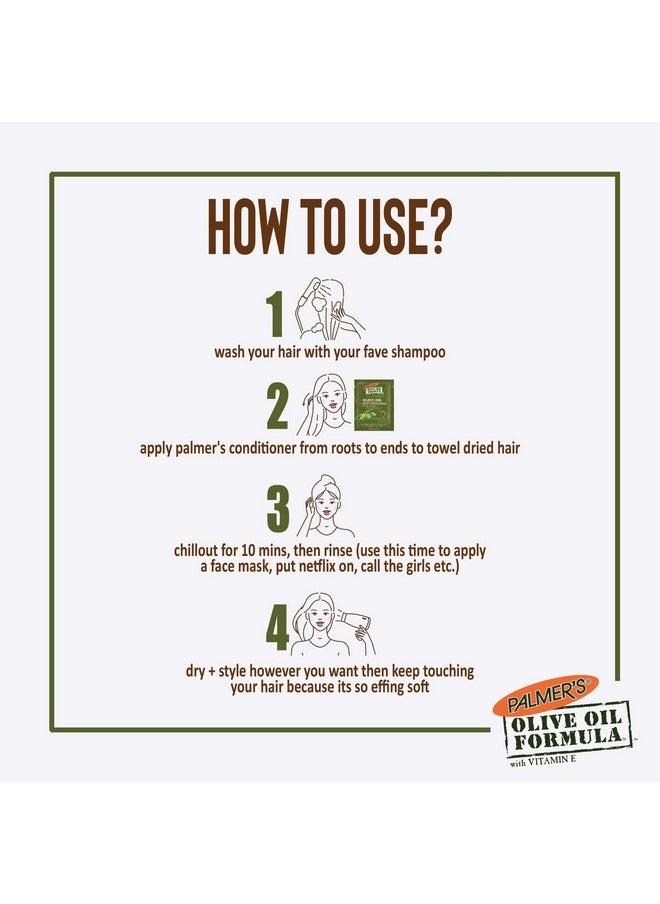 PALMER'S - Palmers Olive Oil Formula Deep Conditioner Pk 2.1 Ounce(12 Pieces) (62Ml) - Image 1