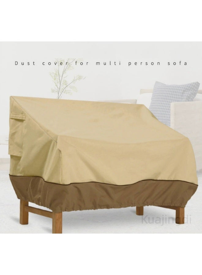 Kuajingdi Classic Patio Furniture Covers,Waterproof, Windproof and Dustproof  Sofa Loveseat Cover with Drawstring  - Image 3