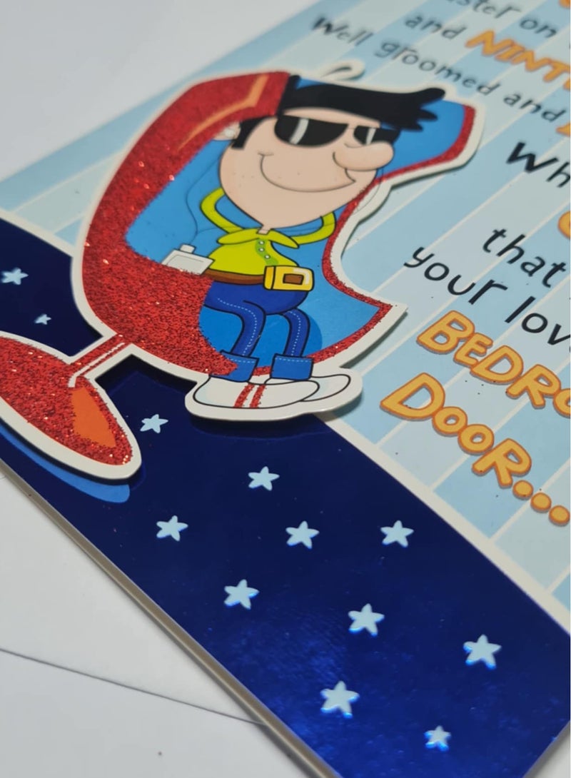 Generic A special greeting card for your friend who loves chaos and doesn't care about organization - Your room's a mess! - with envelope exclusively designed, 21* 13 cm  - Image 1