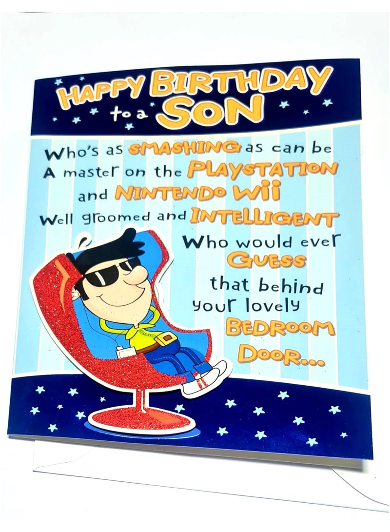 Generic A special greeting card for your friend who loves chaos and doesn't care about organization - Your room's a mess! - with envelope exclusively designed, 21* 13 cm  - Image 2