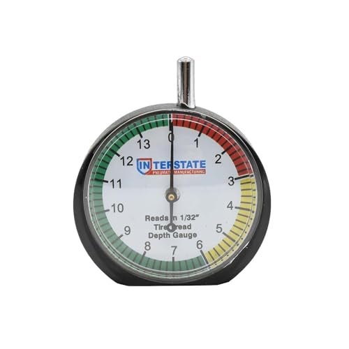 Interstate Pneumatics TG32 Professional Dial Type Tire Tread Depth Gauge - Image 1