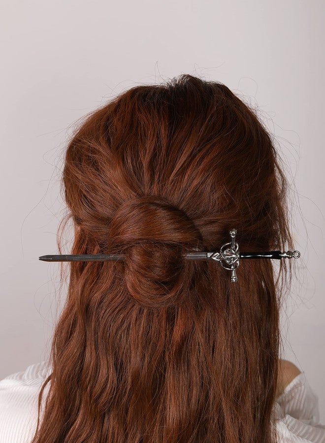 HAQUIL Viking Sword Hairpin Hair Stick Barrettes Hair Accessory for Women Hair Pin - Image 3