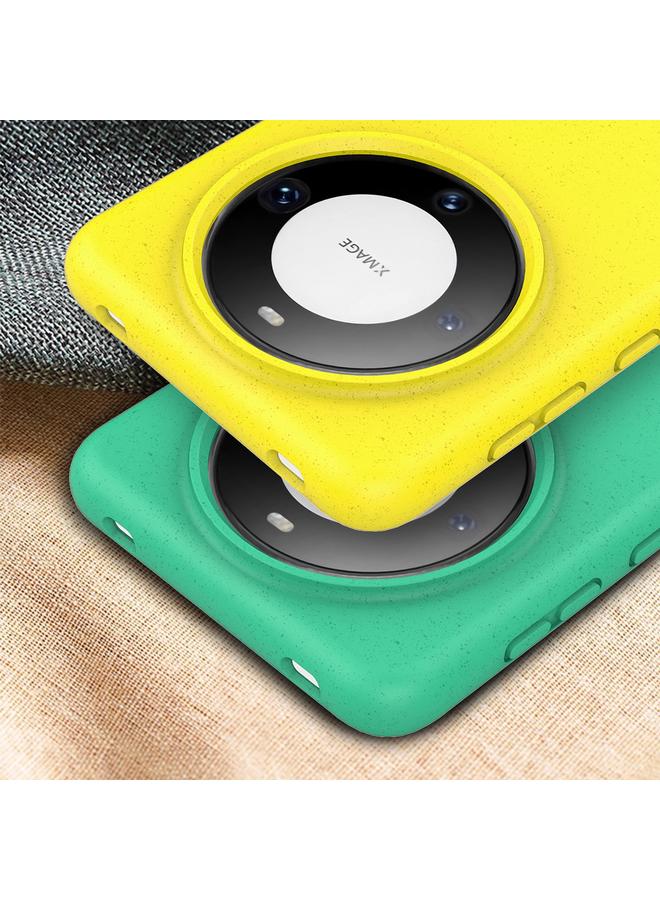 اس-توب جراب لهاتف Huawei Mate 60 Pro مصنوع من مادة قش القمح + جراب هاتف TPU - Image 3