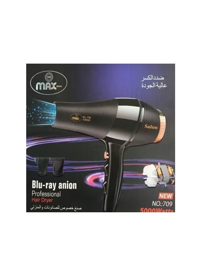 Max MAX 709 Hair Dryer - Power and elegance in your hands 5000-W  - Image 3