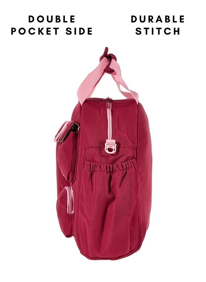 pierre cardin - Diaper Bag Set of 5 comes with a changing mat bottle warmer and waterproof compartment for wet and grubby items and is made of skin friendly materials - Image 1