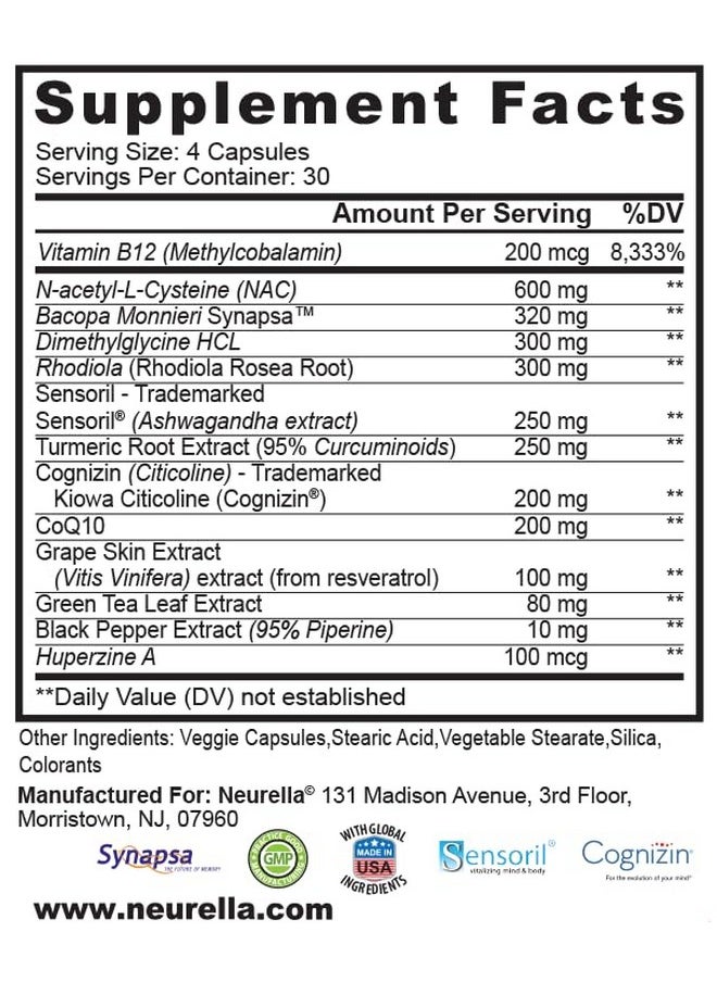 Neurella - Neurella 2.0 Full Stack Brain Nutrition. - Image 1