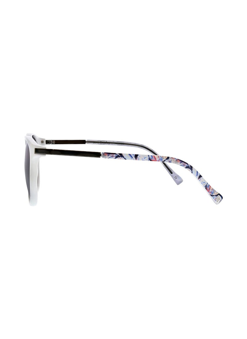 Vera Bradley - Vera Bradley Women's Tori Polarized Round Sunglasses, White - Image 1