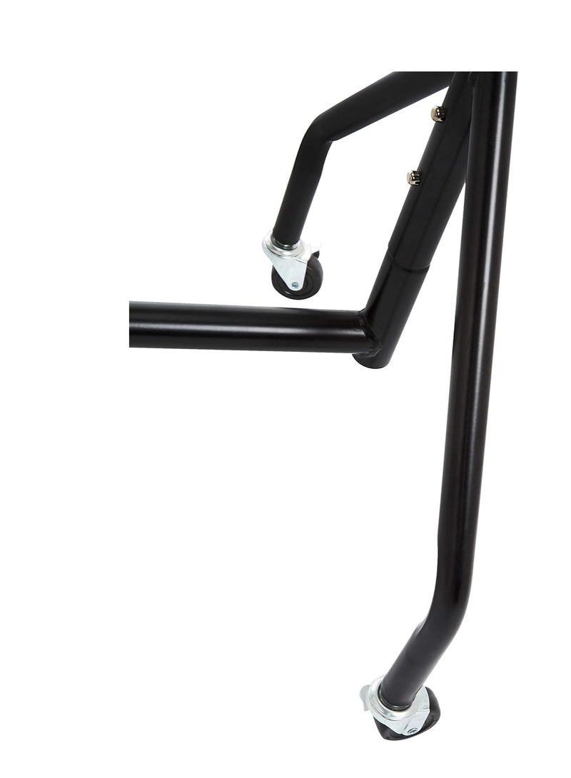 كيلا رف ملابس متحرك عالي التحمل، منظم ملابس معلق للعرض والتخزين، - أسود - Image 2