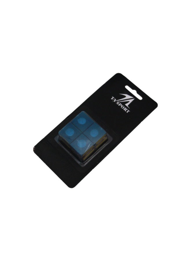 TA Sport 4 x Blue Chalk 56371 – Premium Cue Chalk Set for Snooker, Pool & Billiards – Enhanced Grip & Precision Control - Image 1