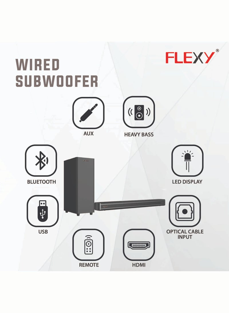 Flexy 3200W Sound Bar With Subwoofer - Image 2