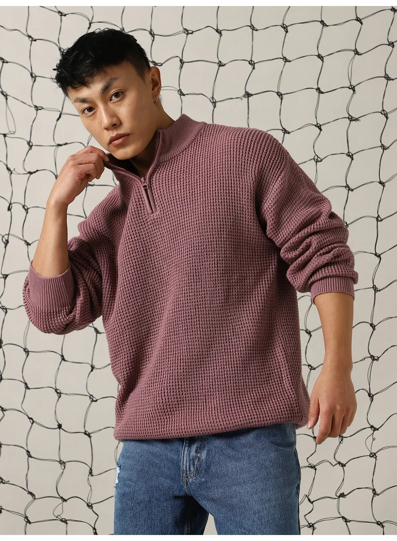 Hubberholme Men Acrylic Knitted Relaxed Fit Round neck Full Sleeves Sweaters