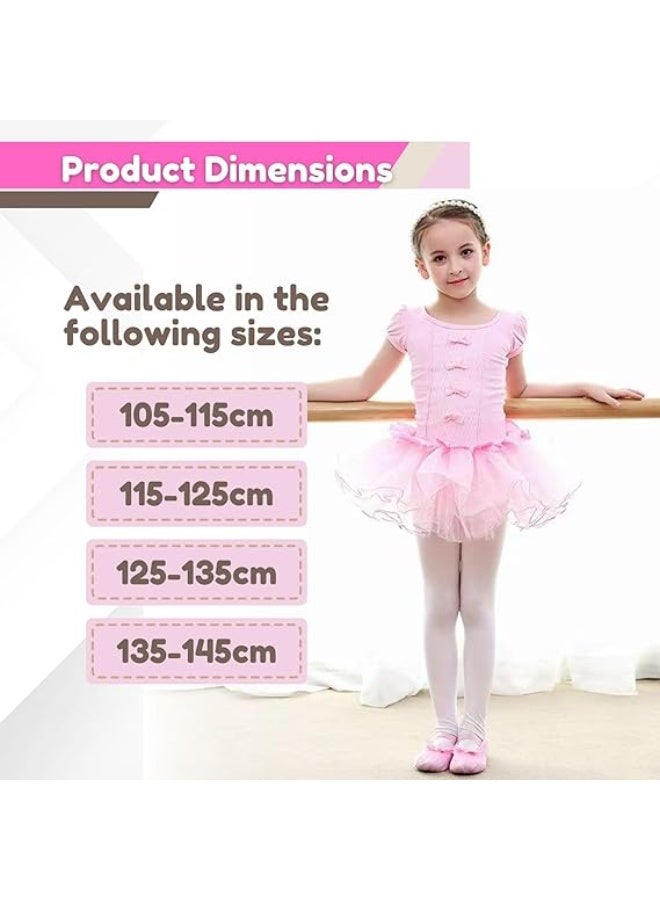 Home Smart Ballet Dance Tute Costume Dress for Kid's Classic Design Dress for Girls Short Sleeves Dress for Birthday Party and Dance Stage Performance - Image 2