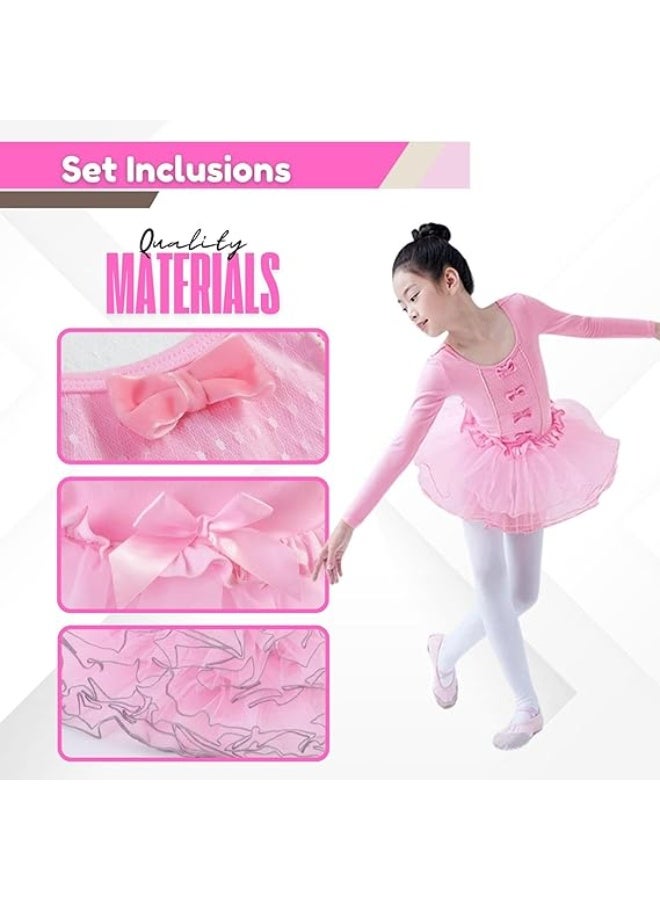 Home Smart Ballet Dance Tute Costume Dress for Kid's Classic Design Dress for Girls Short Sleeves Dress for Birthday Party and Dance Stage Performance - Image 3
