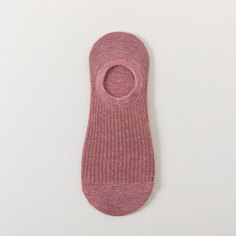 Boat Socks Women'S Striped Silicone Non-Slip With Men'S And Women'S Cotton Socks Japanese Zhuji Socks Invisible Socks - Image 1