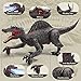 FRUSE Remote Control Dinosaur ToysRC Walking Robot Dinosaur wLight TracingSpray MistLED LightRoaringJurassic Dinosaur ToysToys for Kids Girls Age 3 4 5 6 7 8 - Image 4