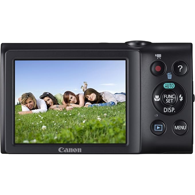 Canon PowerShot A2300 IS 16.0 MP Digital Camera with 5x Optical Zoom (Black)(Renewed) - Image 3