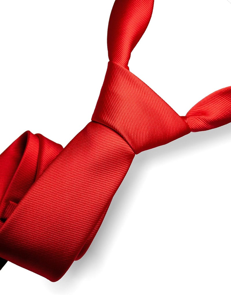 RBOCOTT Solid Color Tie Formal Necktie for Men - Image 2