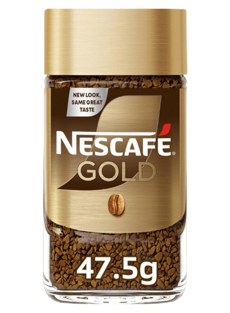 Nescafe Gold Instant Coffee Jar 12 x 47.5g 47.5g * 12grams Pack of 12