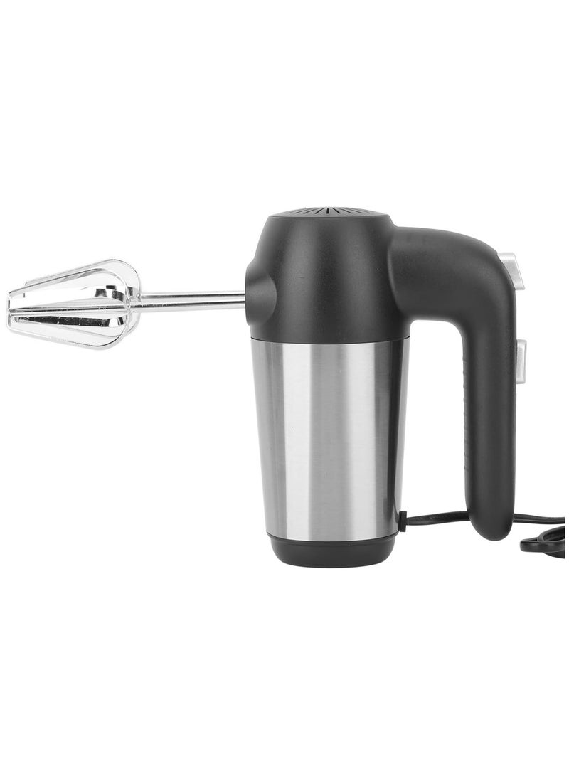 Electric Hand Mixer Stainless Steel 5 Speed Dough Stuffing Mixer with Whisk for Kitchen  - Image 1