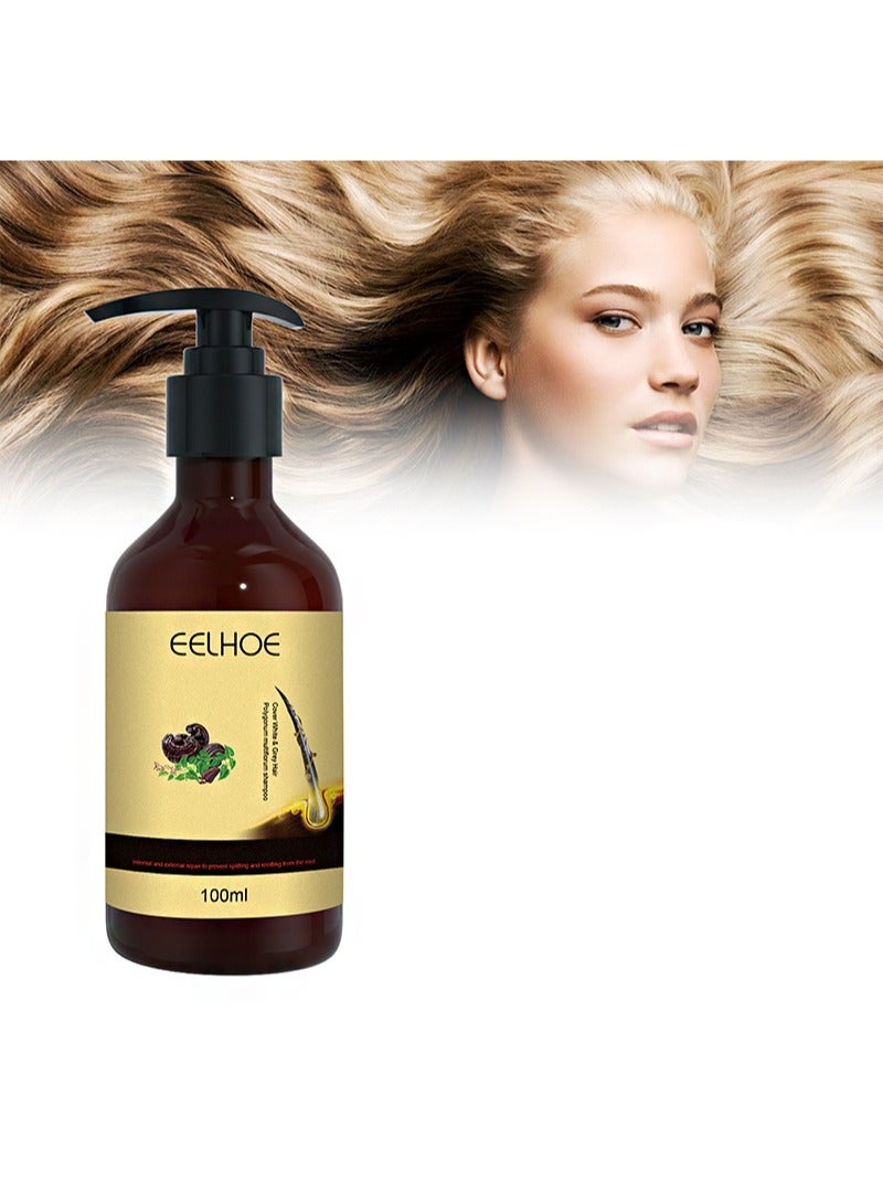 إيلهو شامبو بوليغونوم مالتيفلوروم، يمنع تساقط الشعر، ويتحكم في الزيت، وينعم الشعر الأسود، ويصلح ويرطب فروة الرأس (100 مل) - Image 1