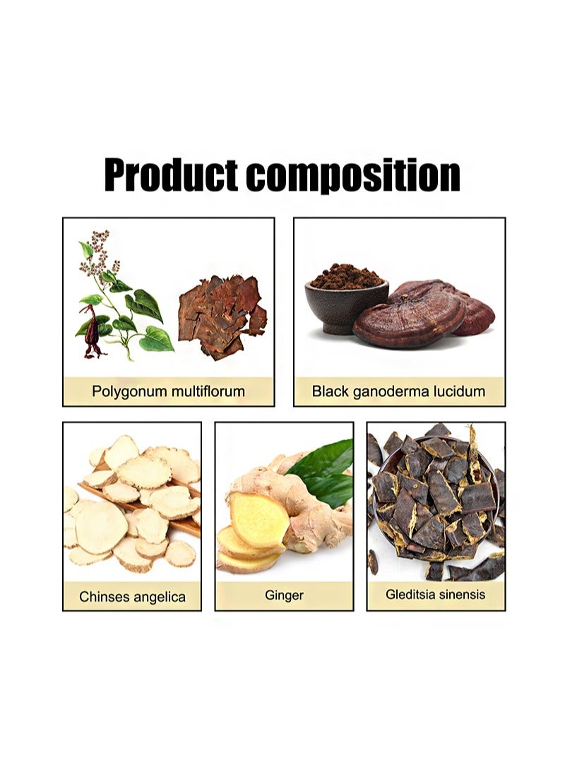 إيلهو شامبو بوليغونوم مالتيفلوروم، يمنع تساقط الشعر، ويتحكم في الزيت، وينعم الشعر الأسود، ويصلح ويرطب فروة الرأس (100 مل) - Image 3