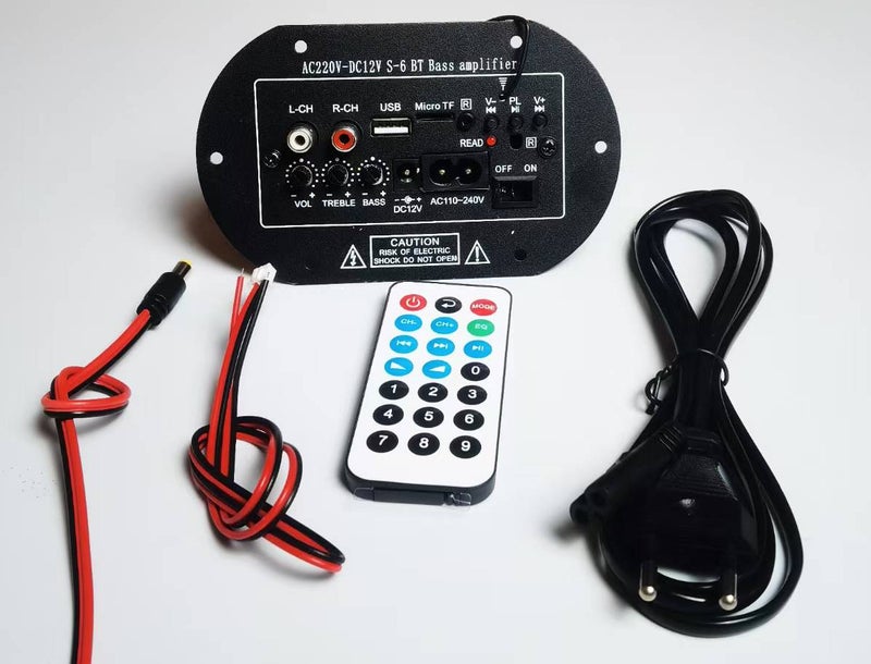 Benlei Car Subwoofer 12V 24V 220V Bluetooth 5-Inch 6-Inch 8Inch 10Inch Three-Purpose Power Amplifier Motherboard - Image 1