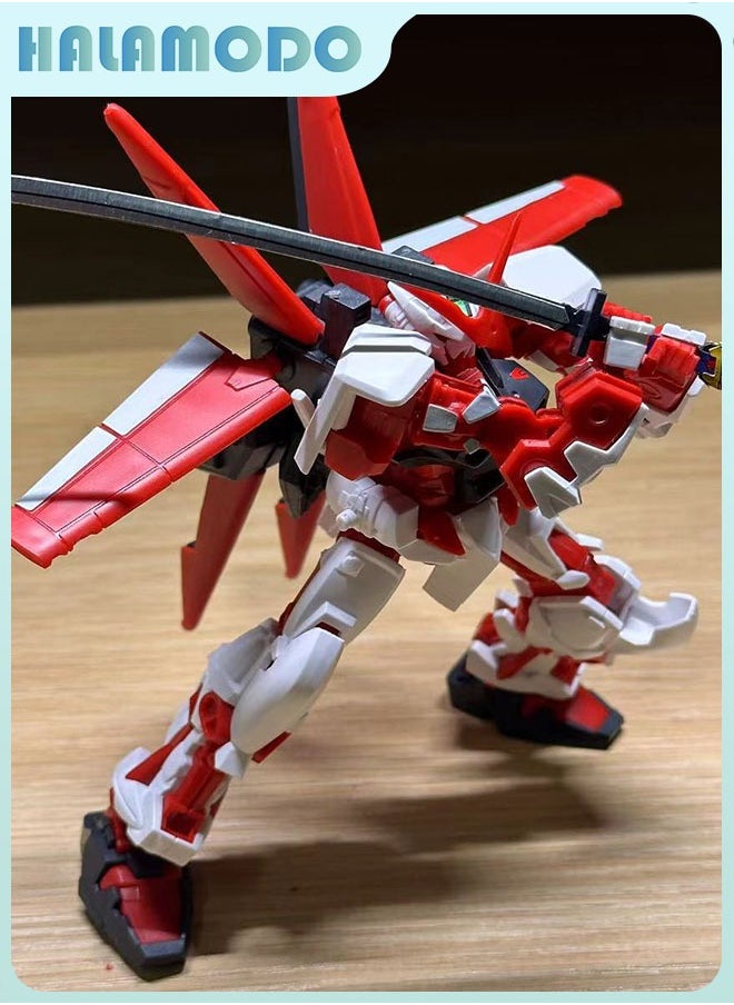 HALAMODO Gundam HG Red Frame Action Figure Assembly Model with Complimentary Flight Backpack， a Super Handsome Desktop Decoration, an Assembly Model Toy for Boys and Girls  - Image 1