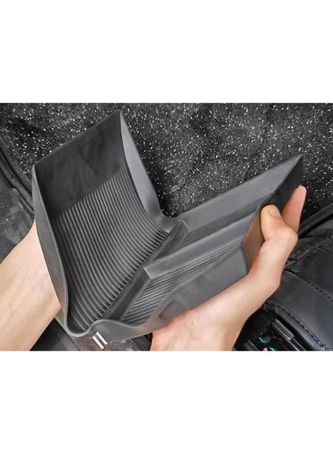 NOSKIN Car Central Armrest Console Storage Tray Organizer with Cup Holder for Jetour T2 2023-2026, Black Plastic - Image 5