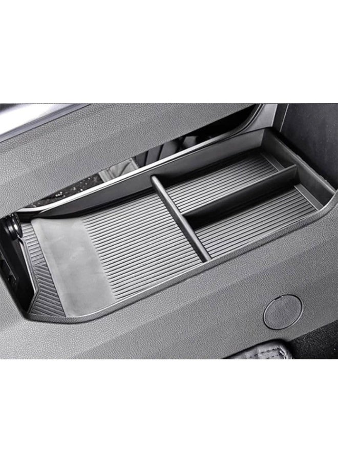 NOSKIN Car Central Armrest Console Storage Tray Organizer with Cup Holder for Jetour T2 2023-2026, Black Plastic - Image 3