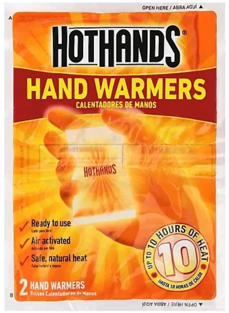HotHands Hand Warmers Calentadores de Manos, 2 Hand Warmers - Image 1