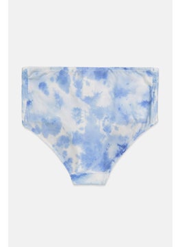 Tchibo Women High Waist Tie Dye Panty, Blue  - Image 2