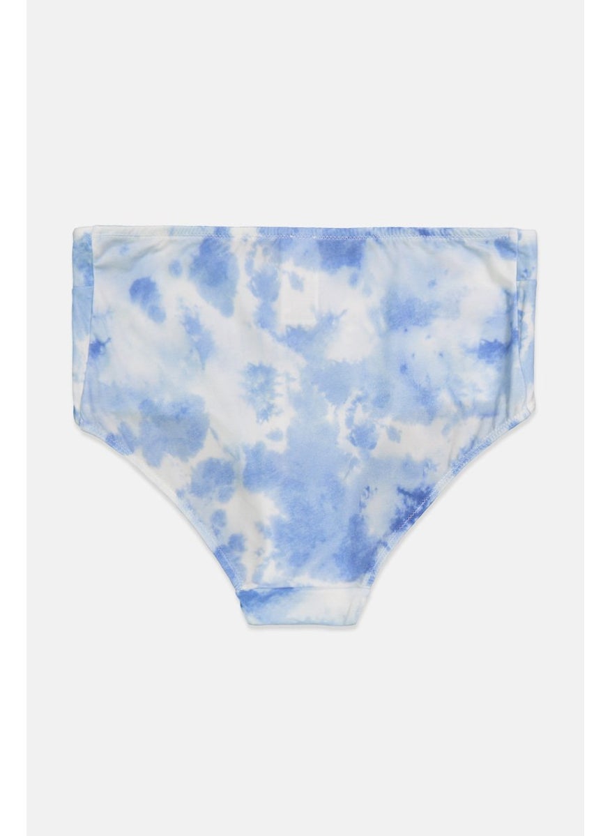 Tchibo - Women High Waist Tie Dye Panty, Blue - Image 1