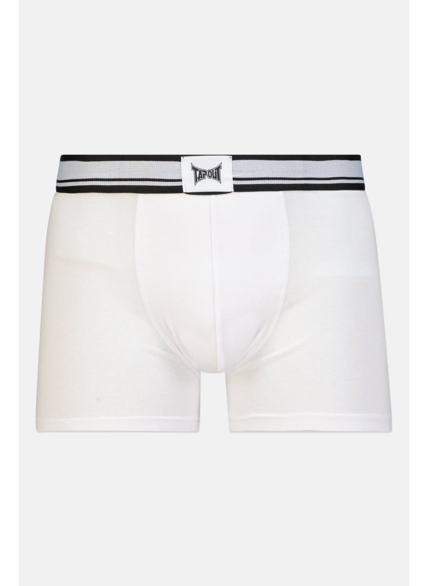 TapouT - Men 3 Pieces Brand Logo Boxers Set, Black/White - Image 1