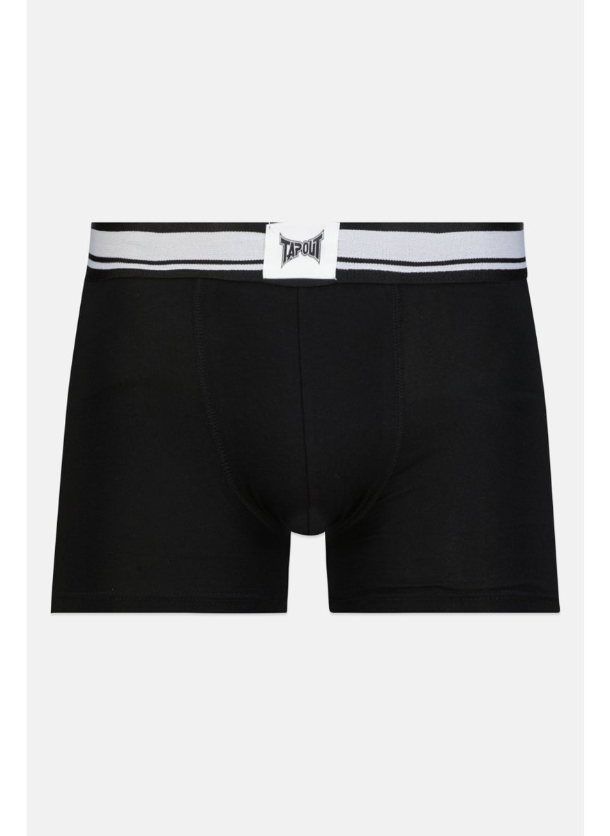 TapouT - Men 3 Pieces Brand Logo Boxers Set, Black/White - Image 1