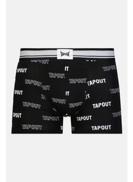 TapouT Men 3 Pieces Brand Logo Boxers Set, Black/White  - Image 5