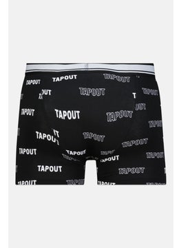 TapouT Men 3 Pieces Brand Logo Boxers Set, Black/White  - Image 2