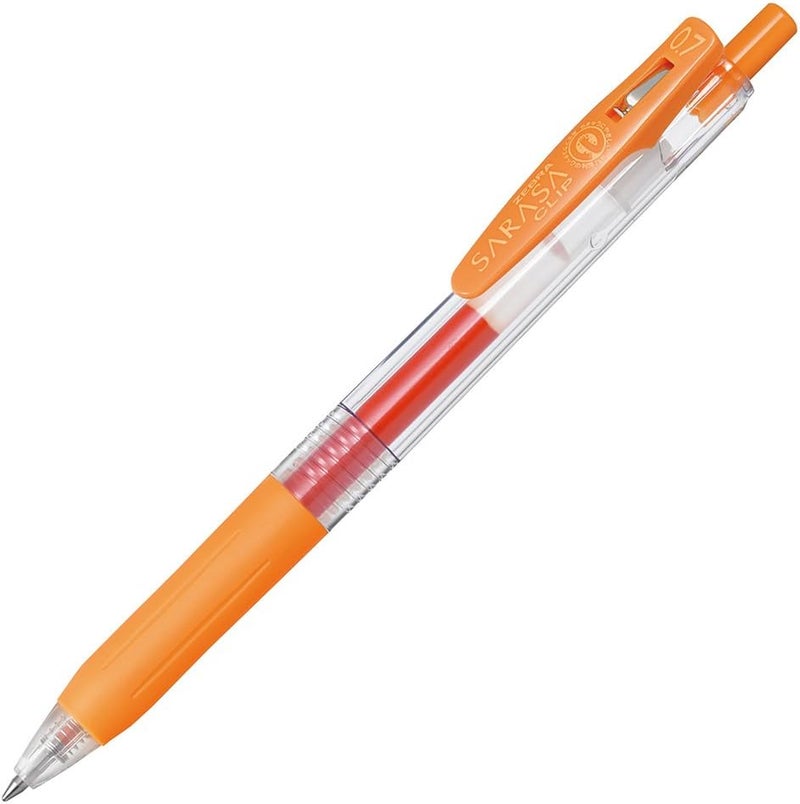 Zebra Technologies Zebra Sarasa Clip 0.7mm Gel Ink Rollerball Pens, 5 Color Set - Image 4