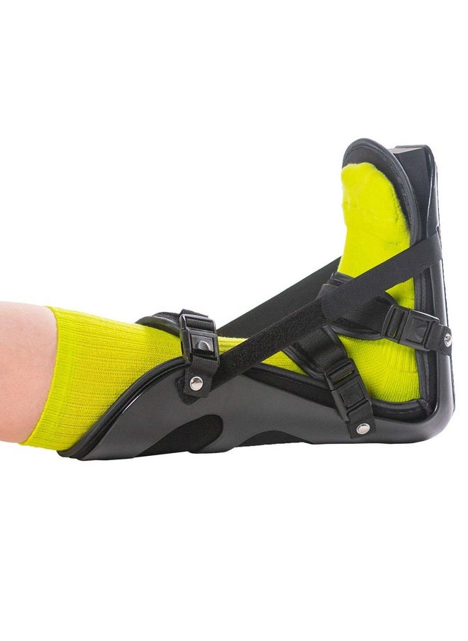 BraceAbility BraceAbility Sleeping Stretch Boot - Plantar Fasciitis Night Foot Splint Adjustable Achilles Tendonitis Brace for Fascia, Tendon and Calf Stretching, Heel and Bone Spur, Arch Pain Treatment (Medium)  - Image 1