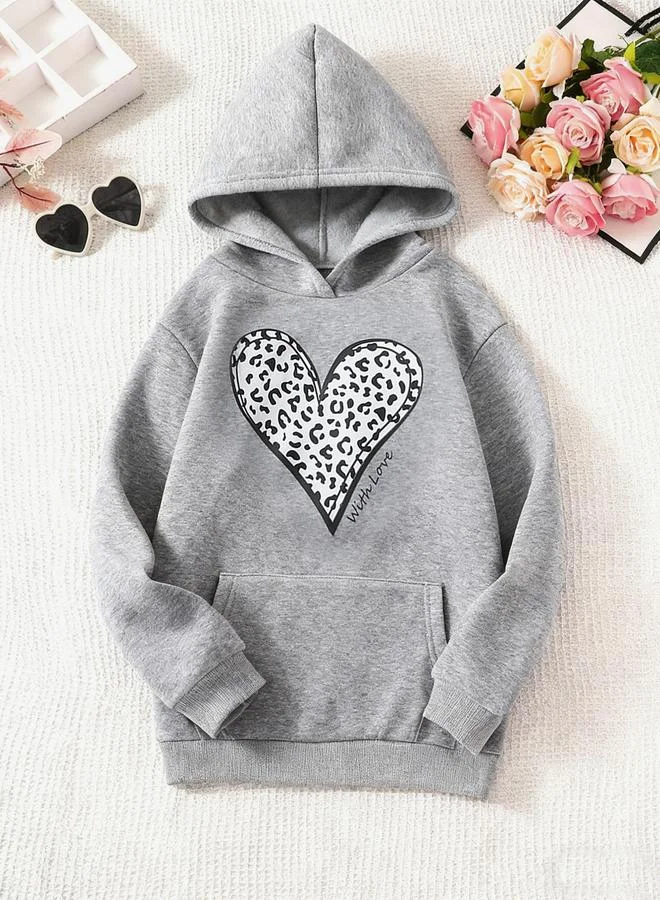 Take Two Take Two Graphic Printed Pocket Detail Hoodie