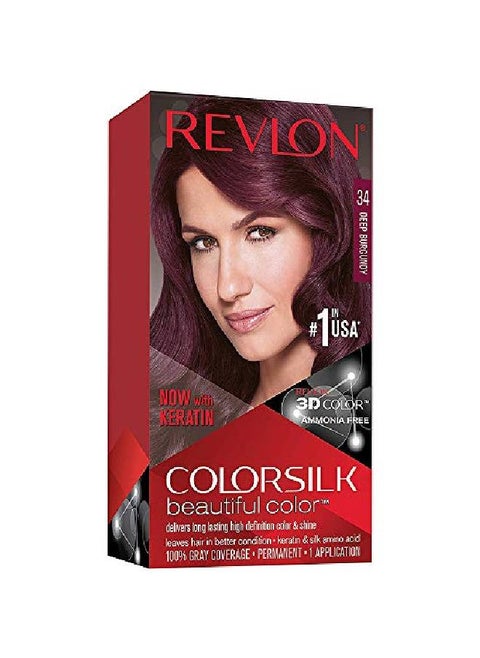 Colorsilk Beautiful Color for Unisex 34 Burgundy DEEP BURGUNDY34 1 Count