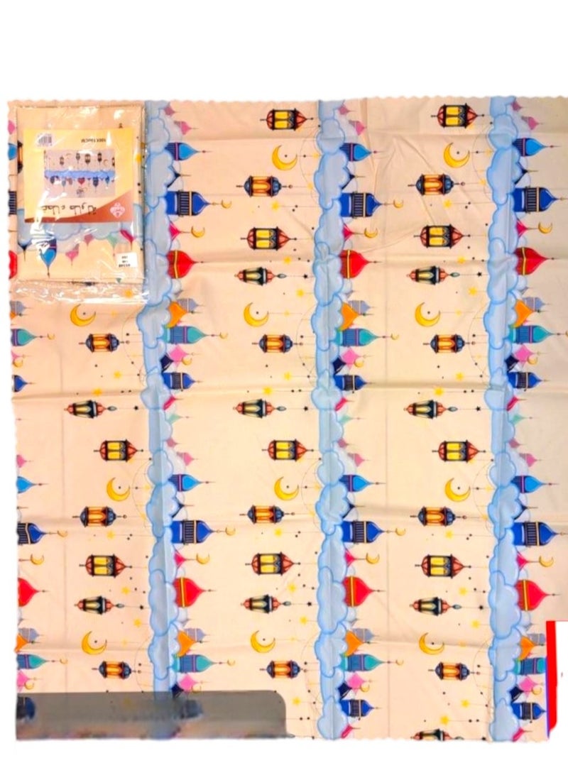 Ramadan Design Waterproof Dining Table Cloth 100x100 cm - Image 3